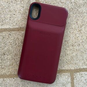Mophie Juice Pack iPhone XS Battery Case.  Brick Red. EUC